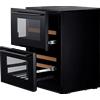 mQuvée Cantinetta vino da incasso 60 cm - mQuvée WineCave 60DD Fullglass Black, nero, 2 cassetti, 42 bottiglie