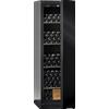 mQuvée Armadi vino solida 240 bottiglie - mQuvée Velvet 170 Solid, nero laccato, porta in vetro con protezione UV, ripiani antivibrazione, filtro a carbone