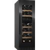 mQuvée Cantinetta vino da incasso per champagne 30 cm di larghezza - WineCave 800 30D Fullglass Black - vinile nero - silenziosa