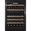 mQuvée Cantinetta vino da incasso 60 cm - mQuvée WineCave 800 60D Fullglass Black, Nero, 2 zone di temperatura, porta alta 800mm