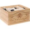 mQuvée Cassetta vino legno - 6 bottiglie