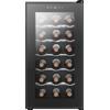 Cavin Cantinette vino a libera installazione nera, Cavin Tundra Collection 18, una zona di temperatura, 18 bottiglie, cantinetta silenziosa, cantinetta economica, L: 34,5 x A: 65,2 x P: 51 cm