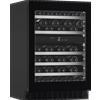 mQuvée Cantinetta vino da incasso 60 cm esclusiva - mQuvée WineCave Exclusive 780 60D Push/Pull, nero, 53 bottiglie