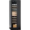 mQuvée Armadio vino 80 bottiglie - mQuvée Velvet 170 Solid Premium Package, ripiani antivibrazione, filtro a carbone, porta in vetro con protezione UV