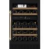 mQuvée Cantinetta vino da incasso - WineChamber 700 50D Anthracite Black - Maniglia in ottone