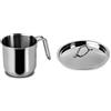 Lagostina Bollilatte Every Acciaio Inox 18 10 Cm12 Preparazione Arredo Tavola, Inossidabile, Argento, 12 cm & Coperchio Every Acciaio Inox 18 10 Cm18 Pentole e Preparazione Cucina, Inossidabile