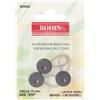 Bohin Pulsanti espandibili, 15 mm, 3 Pezzi, Colore Nero, Uno, One