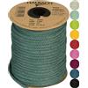 Halbach Seidenbänder Tubo di carta premium | Larghezza: 4 mm Lunghezza: 30 m | Filato tubolare riempito e resistente agli strappi, filo di carta per targhette per nome della cameretta o per fai da te,