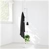 DAKEPOLE Appendiabiti regolabile da 140 cm a 310 cm, bianco con 12 ganci per appendere cappotto, cappello, sciarpa, adatto per soggiorno, balcone, cucina