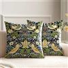 HUASHUZI Fodera per Cuscino 40x40 cm William Morris Confezione da 2 per Divano Fodera per Cuscino Morbida per Soggiorno, Camera da Letto, Divano Letto Clic Clac