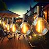 taiyongkang Ghirlanda Guinguette Esterna Estensibile con 12+1 Lampadine Infrangibili, 10m Ghirlanda Luminosa Esterna Ip44, Ghirlanda Esterna Guinguette Luminosa e Risparmiosa
