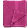 Boncasa - Set di asciugamani - 100% cotone pettinato (non rigenerato) - Qualità Ring Spun - Morbido al tatto - 450 g/m² (set 3 pezzi 100 x 150 cm, Malva)