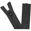 Sawoake 2 Pezzo #5 66 cm Separazione Giacca Zipper per Cucire Cappotti Giacca Zipper Nero A Forma di Plastica Zipper Bulk Tailor DIY Strumenti di Cucire per Indumento/Borse