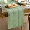 Artoid Mode Macramè Runner da Tavola Verde Chiaro 30x243 cm, Decorazione da Tavolo da Cucina Vacanze Feste Compleanno Matrimoni
