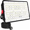Indmird Faretto LED da Esterno 400W, Faro Led da Esterno con Spina, Super Luminosa 40000LM 6500K Bianco Freddo Faretti Led Esterno IP66 Impermeabile Faro led per Giardino,Cortile,Garage,Corridoio