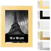 Estancia Cornice Portafoto in Plastica Color Rovere 13x18 cm - Cornice 13 x 18 con Vetro Acrilico Infrangibile - Moderna per Pareti e Tavoli