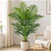 Keeplush Piante Finte da Interno 120cm Palma Piante Artificiali da Esterno Piante Finta Alta Soggiorno Decorazioni Camera da Letto Balcone (1 PACK)