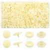 TOAOB THE ONE AND ONLY BABY TOAOB 150 Insiemi Bottoni Automatici a Pressione T5 12mm Beige Bottoni a Pressione in Plastica per Cucito Creativo Scrapbooking Fai Da Te