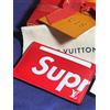 Louis Vuitton Supreme Epi Porte Carte Simple Card Case M67712 mai usato con s...