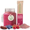 GREENORA Smoothie Bowl Frutta Disidratata Liofilizzata Polvere 100% Naturale BIO. Banana Pesca Dattero Mirtilli Barbabietola Lampone. Vegan. 10x24g