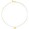 Breil, Collezione Bubble, Collana Donna in Acciaio con Elemento Lucido e Sinuoso, Chiusura a Moschettone, Lunghezza Regolabile