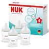 NUK Perfect Match Biberon | 0+ mesi | 150 ml | Biberon anti-coliche | PP | Indicatore di controllo della temperatura | Arcobaleno | Confezione da 4