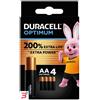 DURACELL ITALY SRL DURACELL OPTIMUM AA B4 4 PEZZI