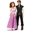 Disney Store Official Set Bambole Rapunzel e Flynn Rider, Rapunzel con Abito Scintillante, Capelli Corti e Pascal, Principessa Disney da Collezione snodabile