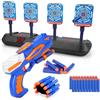 Buoeuik Tiro al Bersaglio con Pistola Giocattolo per Bambini 3 4 5 6 7 8 9 10 anni, Bersaglio Digitale Elettrico per Nerf, 20 Proiettili, Giochi Bimbo Gioco Blaster Interno Esterno Regalo Compleanno Natale