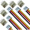 VUNIVERSUM 3 Pin 1,25 GH 1,25 mm Micro JST spina con cavo elettronico da 20 cm 26 AWG + presa per modellismo fai da te (10 pezzi)