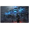 Mlikemat ZD039-910-A - Tappetino da gioco di carte collezionabili, motivo: gatto squalo e gigantesco Splight TCG CCG, borsa gratuita