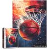 Tucocoo Sport of Basketball Puzzle per adulti 1000 pezzi, puzzle difficili e impegnativi per adulti Puzzle fai da te per regali di decorazione domestica, puzzle per la famiglia, perfetto per serate di