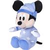 Simba Disney Topolino Sleep Well, 6315870349, +0 mesi, la tutina si illumina al buio, 25 cm,Azzurro