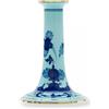 GINORI 1735 CANDELABRO IN PORCELLANA, ORIENTE ITALIANO BLU IRIS, FILO ORO