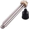 DERNORD Elemento riscaldante 220 V/380 V, 4500 W, 1-1/2 pollici, flangia in rame BSP a forma di U con anello in silicone e copertura nera