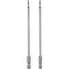 QUARKZMAN 2pz H2,0 Chiavi a Brugola per Punte da Trapano 2mm Punte Metriche Piane 1/4 Attacco Esagonale 200mm (8) Punta Cacciavite Esagonali Magnetico Lungo Industriale per Viti
