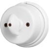 Merlotti 40.416 Interruttore Rotativo per Impianti a Vista, 250 V, Bianco