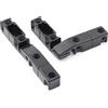 LOOTICH Keku EH-B Giunto da Infilare Elemento Pannello e Telaio Giunzione ad Aggancio per Rivestimenti in Legno per il Fissaggio di Pannelli a Sottostrutture Plastica (20 Paio)