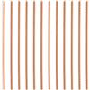 Sinbana 12pz Modanature Legno Decorativo, Lunghe 40cm Finiture Legno Decorativo Listelli Modanature Non Finite per Fai da Te Casa Parete Porta Finestra Armadio Scaffale Decorazione (Stile Perlina)