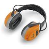 STIHL 000 884 0519 Dynamic - Archetto di protezione dell'udito con Bluetooth in policarbonato, colore nero/arancione, senza visiera