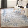 SAFAVIEH Tappeto Angosciato per Soggiorno, Sala da pranzo, Camera da letto - Adirondack Collection, A Pelo Corto, Avorio e Azzurro, 122 X 183 cm