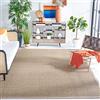 Safavieh Tappeto in Fibra Naturale per Soggiorno, Sala da pranzo, Camera da letto - Natural Fiber Collection, A Pelo Corto, Naturale e Beige, 152 X 152 cm