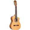 Ortega Guitars Chitarra Concerto Requinto Series - corpo profondo - include Gig Bag - cedro / sapele (RQC25)