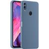 HULLIN Custodia per Telefono in Silicone Colorato, Adatta per Redmi Note 7 (6.3) - Grigio lavanda