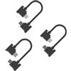 Chenyang 3 Pack Cavo per Telecomando USB C/Micro USB a Micro USB da 5,9 Pollici per Mavic Mini/Mini SE/2 Pro/Zoom/Air/Pro/Spark