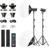 Godox SL150III Luce Video LED Attacco Bowens 5600K±200K Modalità Mute Tasti Sistema 2.4G Wireless X Staffa U Monoblocco 360°Controllo APP di Supporto