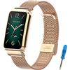 CHULN Metallo Cinturino Compatibile per Xiaomi Mi Band 7 Pro, Bracciale da Acciaio Inossidabile Sostitutivo per Xiaomi Mi Smart Band 7 Pro