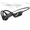 GREYOLK Cuffie Conduzione Ossea, IP68 Impermeabili per Nuoto, Bluetooth 5.3 Open-ear Cuffie per Corsa Ciclismo Guida Fitness