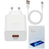 Paicreate 66W SuperVeloce Caricabatterie con Cavo 1.5 m Compatibile con HONOR 90 70 Lite X9b Magic Pad 9 Pad X9 X8 Honor Ma-gic 6 5 4 3 Li-te Pro Ma-gic 6 Lite 90 L-ite 200 L-ite X8a X8b, USB C Alimentazione