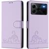 MOJIA Cover per Doogee Note 56 / Note 56 Plus/Note 56 Pro, Custodia Portafoglio in Pelle PU Premium, Custodia a Libro per Telefono con Porta Carte Con Funzione Antifurto RFID. Viola